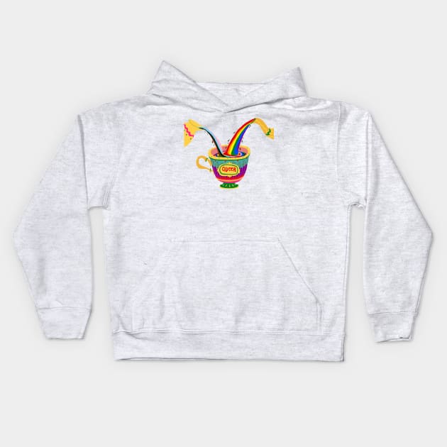 LGBTEA Kids Hoodie by ezrawsmith